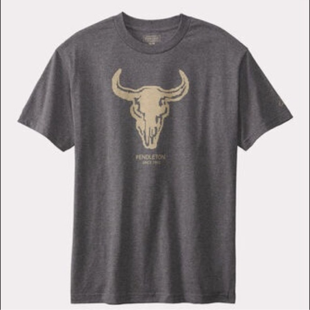 Pendleton Men’s Charcoal Skull‎ Graphic Tee M